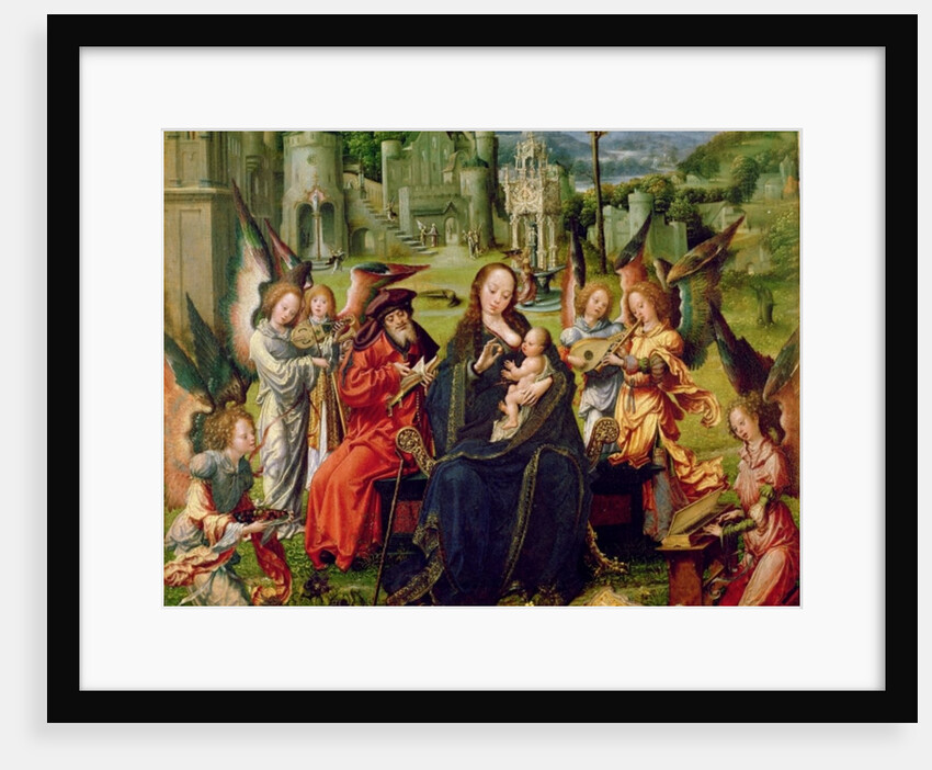 Angel musicians by Jan Gossaert