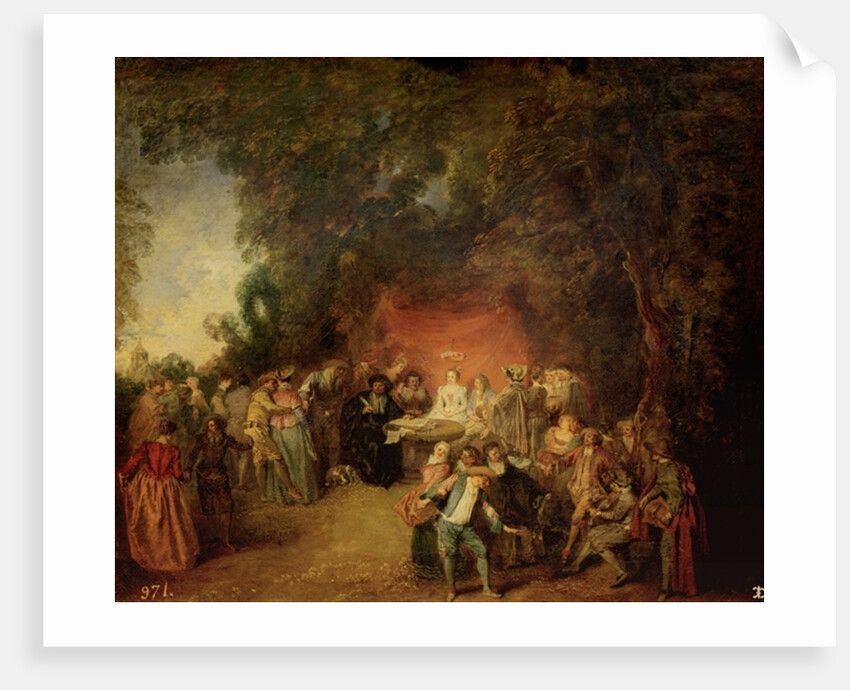 The Marriage Contract, c.1712-13 by Jean Antoine Watteau