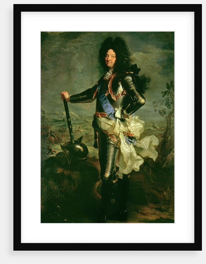 Portrait of Louis XIV by Hyacinthe Francois Rigaud