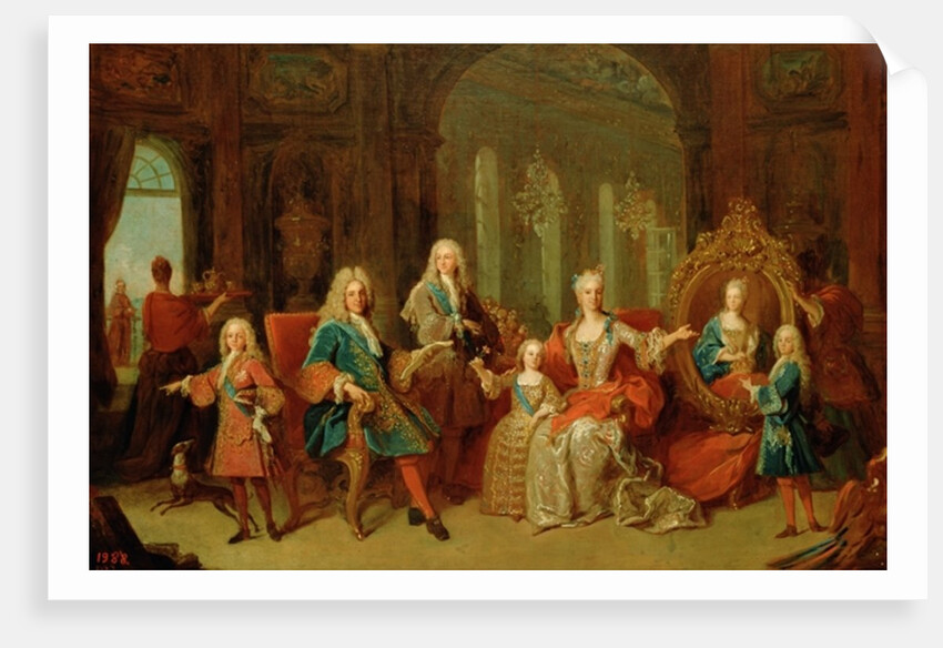 The Family of Philip V of Bourbon, c.1722 by Jean Ranc
