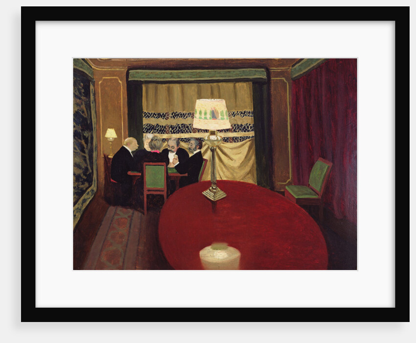 A Round of Poker, 1902 by Felix Edouard Vallotton