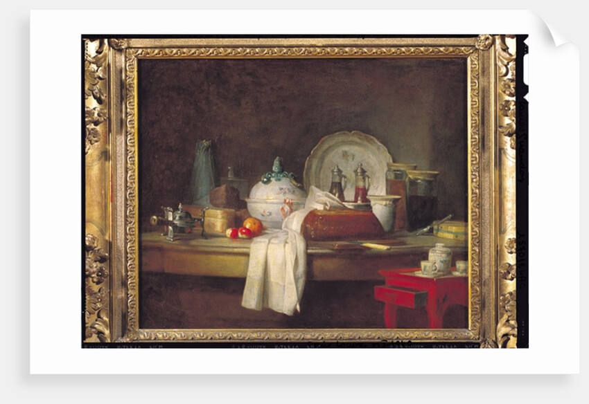 The Officers' Mess or The Remains of a Lunch, 1763 by Jean-Baptiste Simeon Chardin