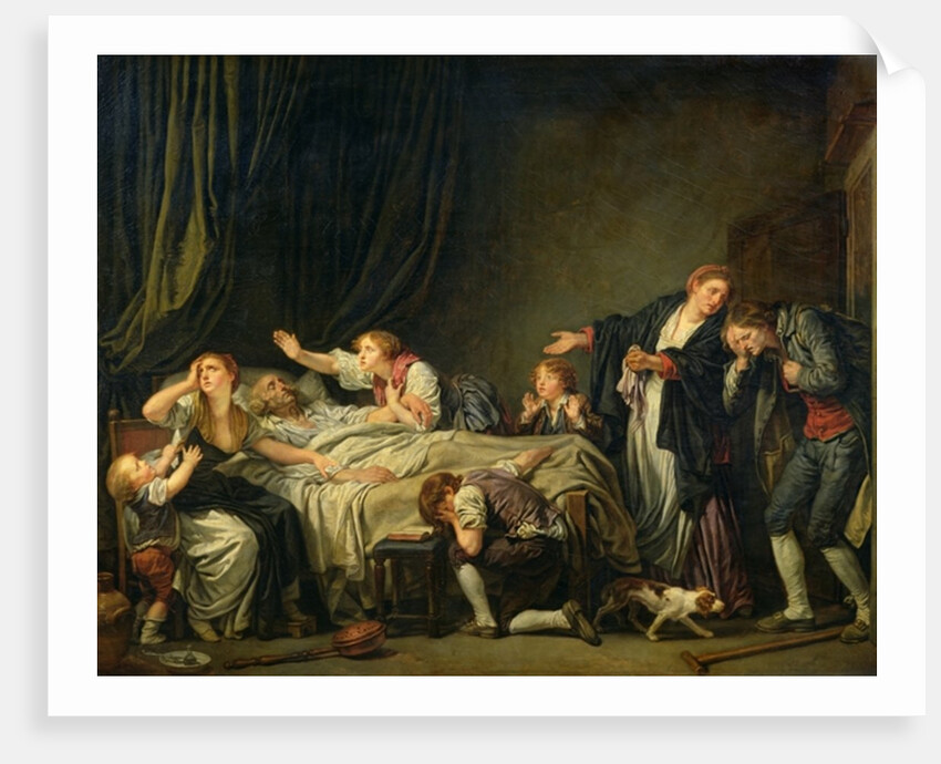 The Punished Son, 1778 by Jean Baptiste Greuze