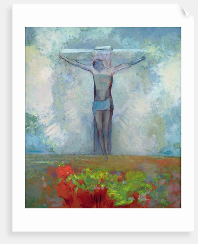 The Crucifixion, c.1910 by Odilon Redon