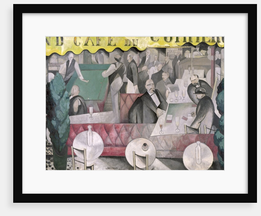 The Cafe du Commerce by Jean-Emile Laboureur