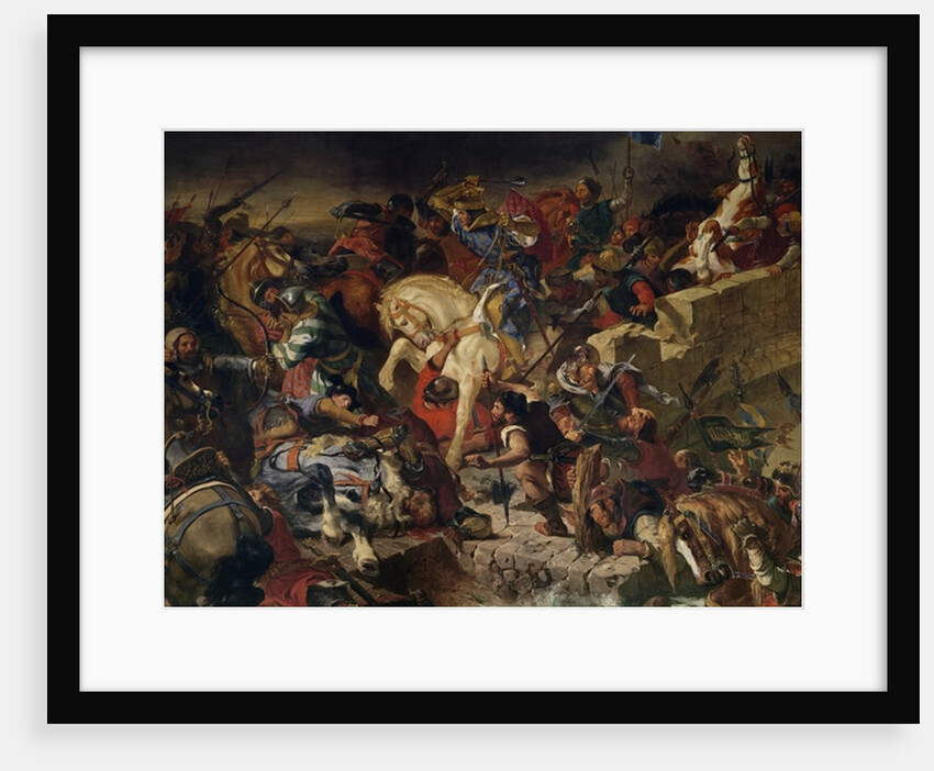 The Battle of Taillebourg, 21st July 1242, 1837 by Ferdinand Victor Eugene Delacroix