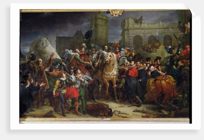 The Entry of Henri IV into Paris, 22nd March 1594 by Francois Pascal Simon Baron Gerard