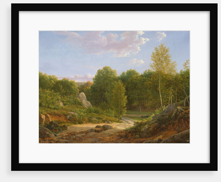 View of Fontainebleau Forest, 1829 by Jean Joseph Xavier Bidauld