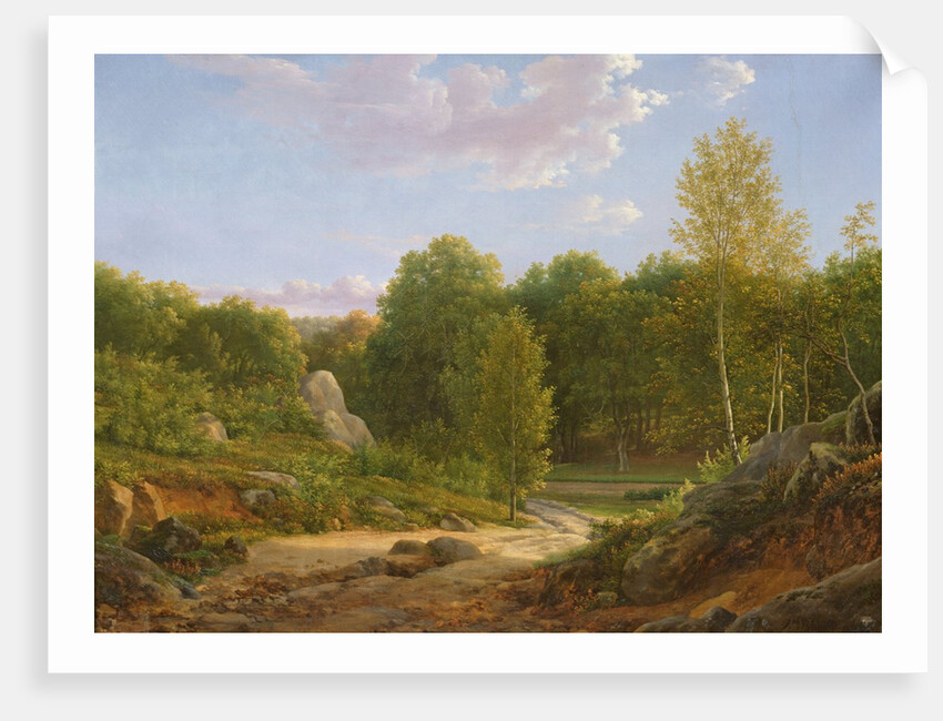 View of Fontainebleau Forest, 1829 by Jean Joseph Xavier Bidauld