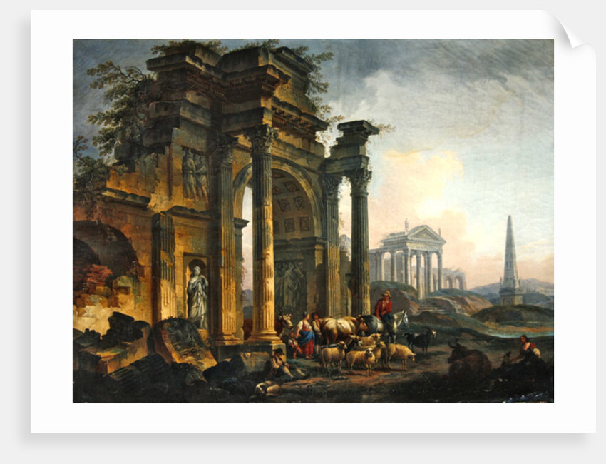 Triumphal Arch by Pierre Antoine Demachy