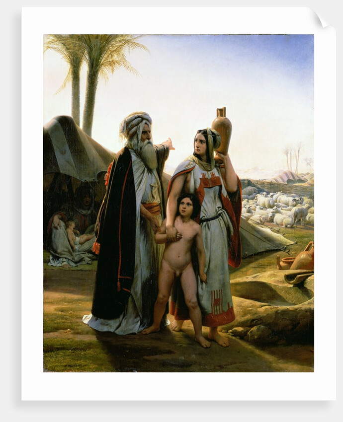 Abraham Turning Away Hagar, 1837 by Emile Jean Horace Vernet