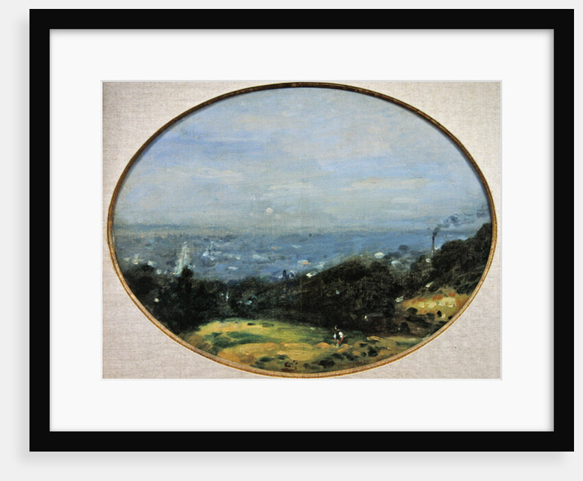 View of Le Havre, 1875 by Adolphe-Felix Cals