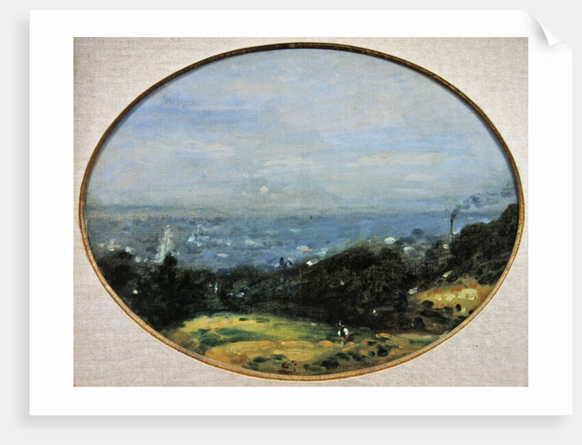 View of Le Havre, 1875 by Adolphe-Felix Cals