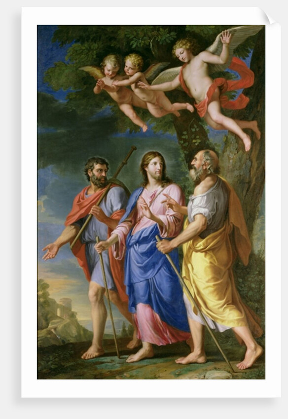 Christ on the Road to Emmaus by Jacques Stella