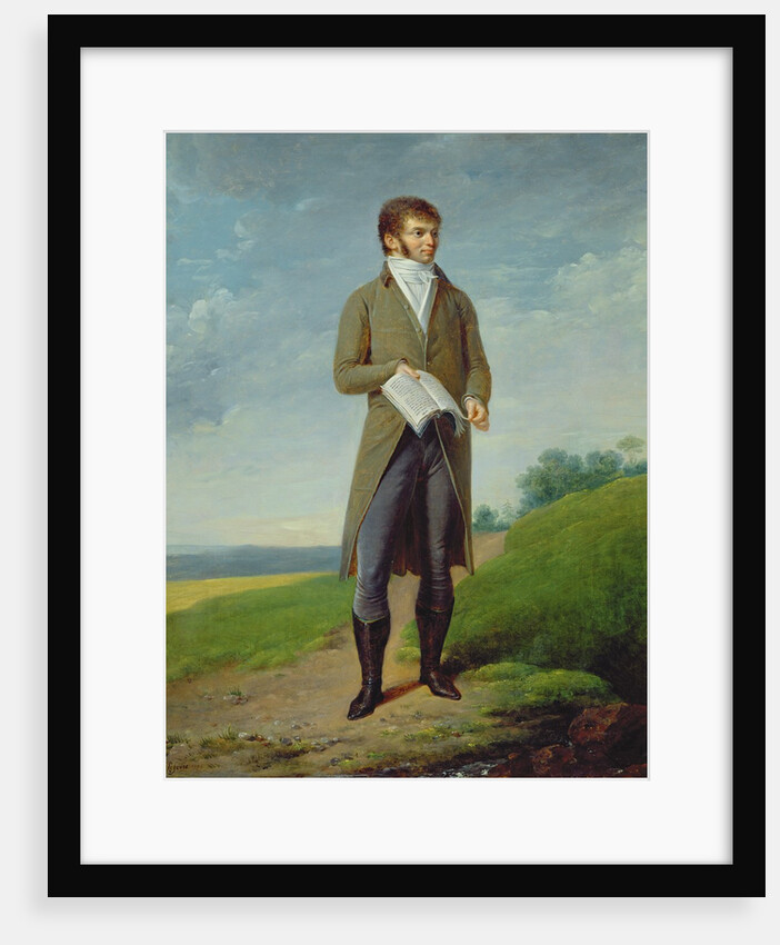 Portrait of a man by Robert Lefevre