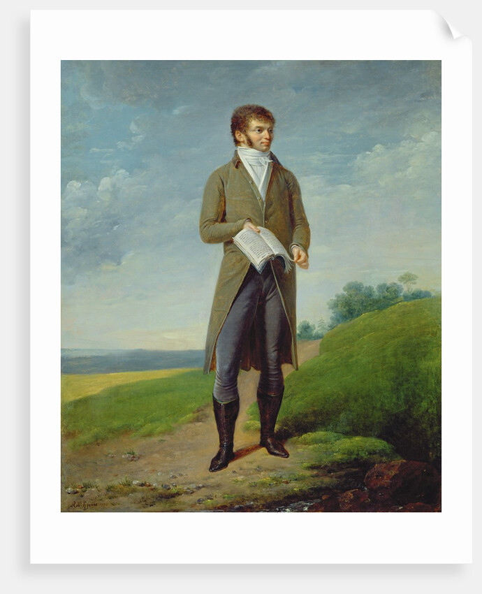 Portrait of a man by Robert Lefevre