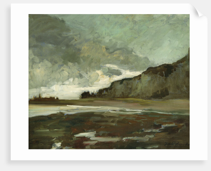 Les Falaises at Dieppe by Jacques-Emile Blanche