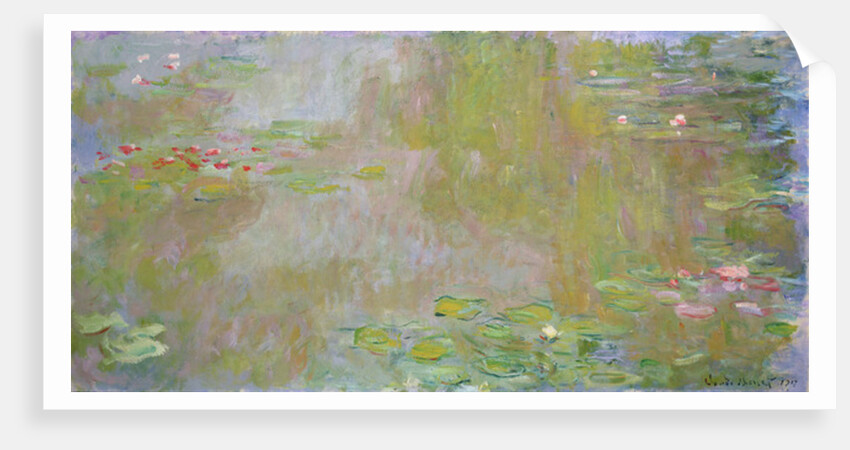 Waterlilies at Giverny, 1917 by Claude Monet