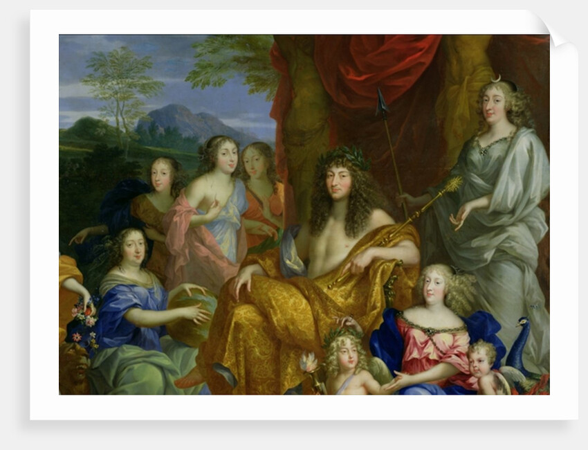The Family of Louis XIV 1670 by Jean Nocret