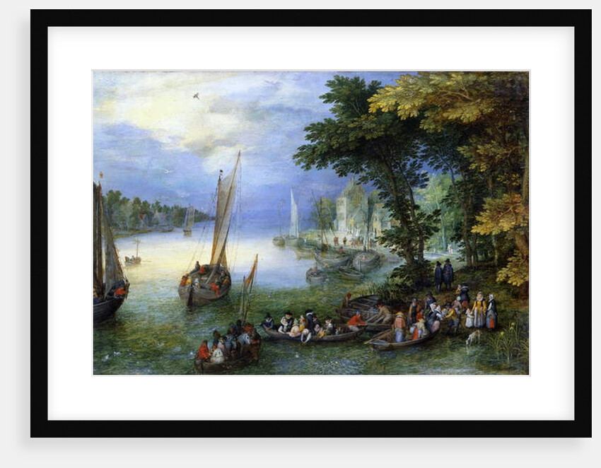 The Embarkation by Jan the Elder Brueghel