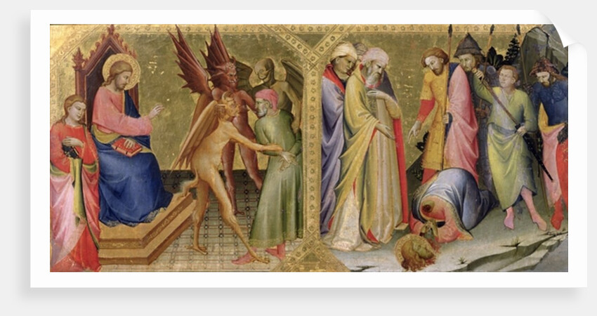 St. James and Hermogenes and The Martyrdom of St James by (c.1370-1425) Lorenzo Monaco