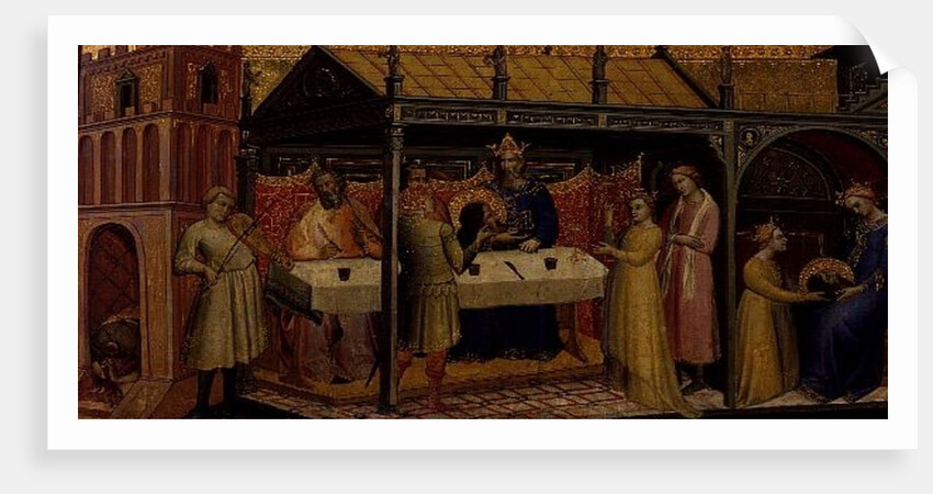 Herod's Banquet by (c.1370-1425) Lorenzo Monaco