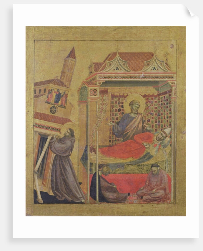 The Vision of Pope Innocent III, c.1295-1300 by Giotto