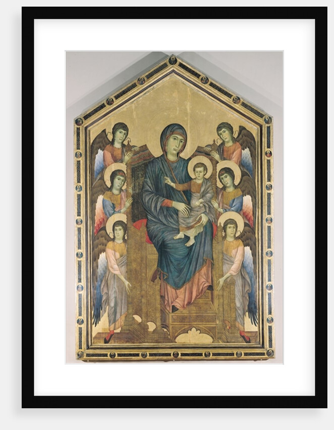 The Virgin and Child in Majesty surrounded by Six Angels, c.1270 by Giovanni Cimabue