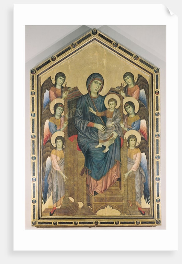 The Virgin and Child in Majesty surrounded by Six Angels, c.1270 by Giovanni Cimabue