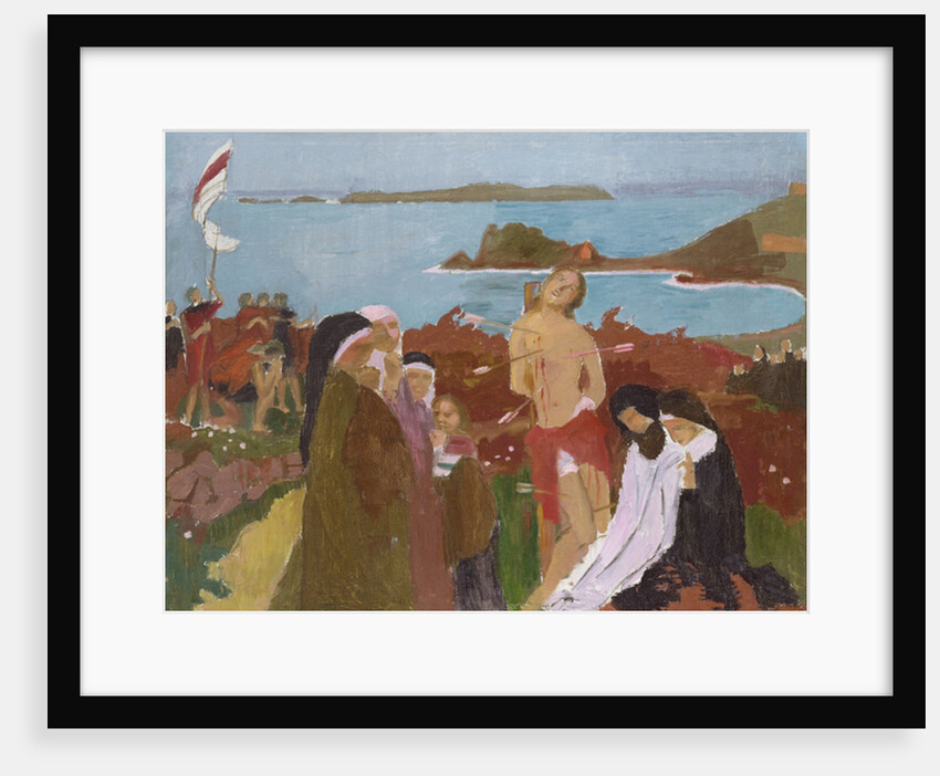 Saint Sebastian by the sea, 1912 by Maurice Denis