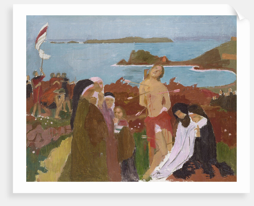 Saint Sebastian by the sea, 1912 by Maurice Denis