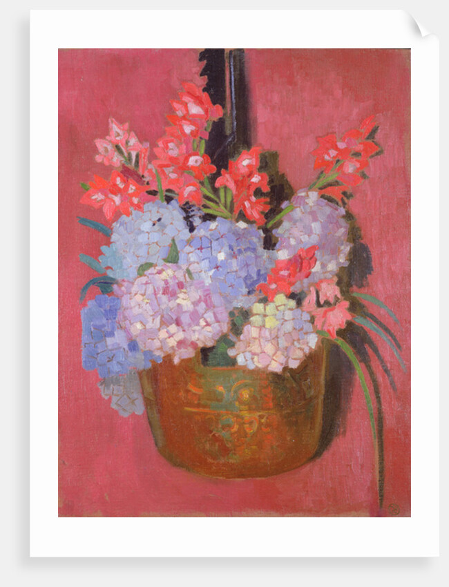 Copper cauldron with hydrangeas, 1916 by Maurice Denis