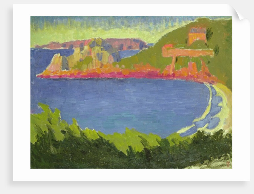 Evening high tide at Trestrignel, c.1910 by Maurice Denis