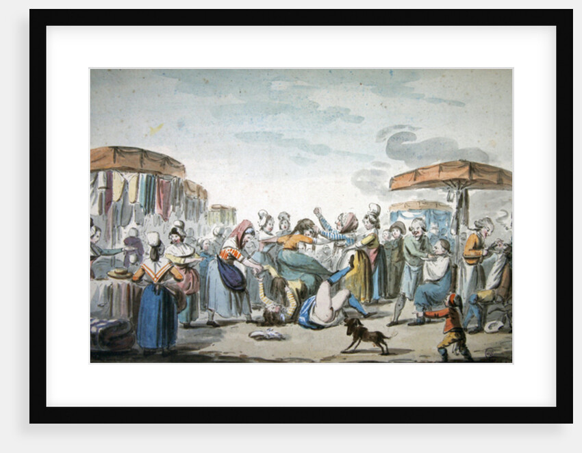 Fair during the period of the French Revolution, c.1789 by Etienne Bericourt