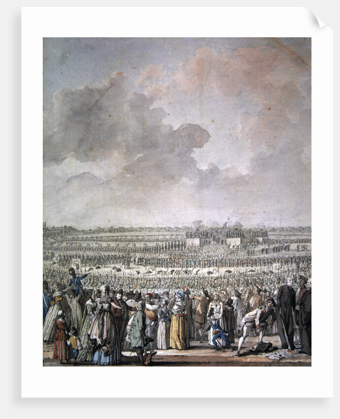 The Festival of the Federation at the Champ de Mars, 14 July 1790 by Jacques Francois Joseph Swebach
