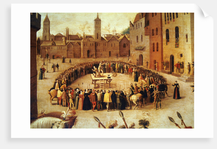 The Execution of Sir Thomas More in 1535 by Antoine Caron