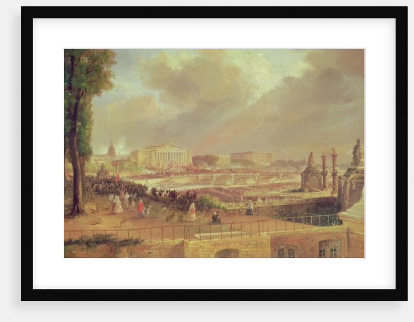 Proclamation of the Second French Republic, Place de la Concorde, February 24, 1848 by Jean-Jacques Champin