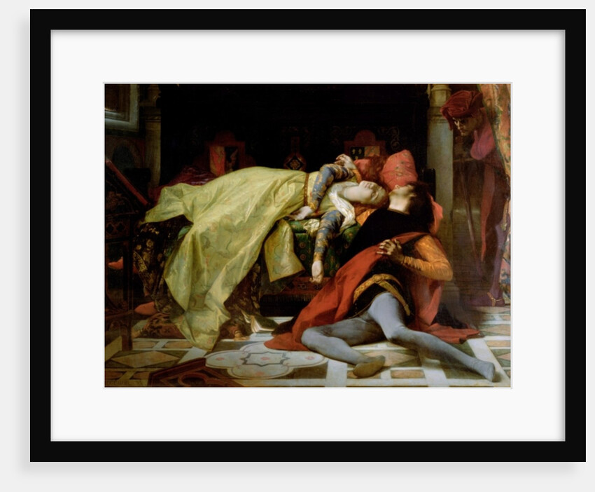 Death of Francesca da Rimini and Paolo Malatesta, 1870 by Alexandre Cabanel