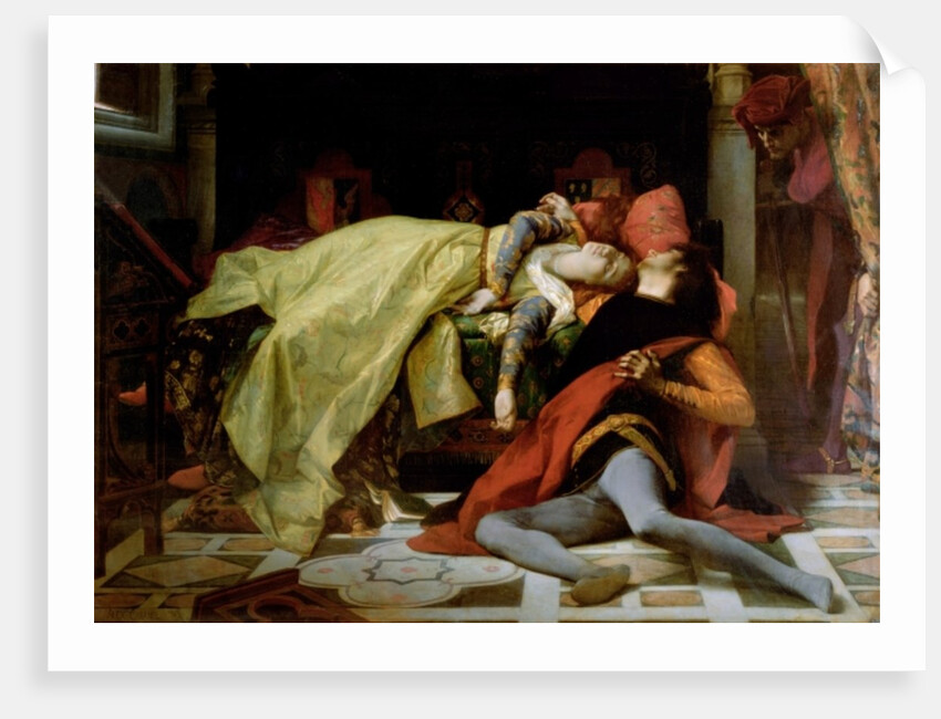 Death of Francesca da Rimini and Paolo Malatesta, 1870 by Alexandre Cabanel