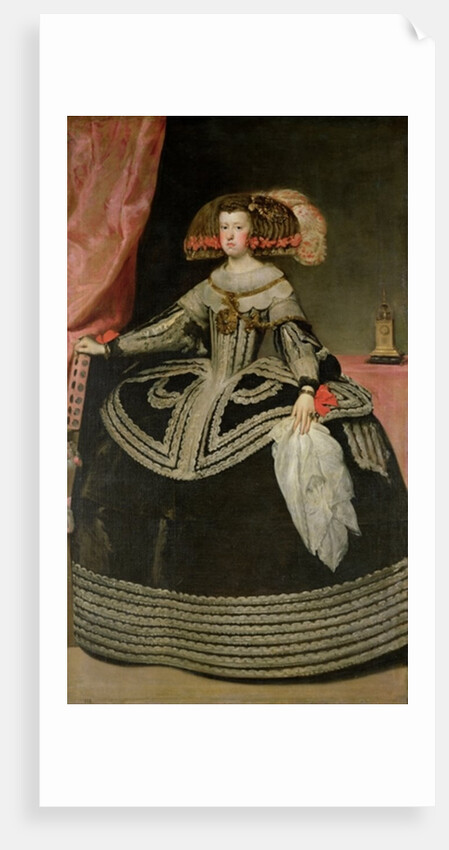 Queen Maria Anna of Austria, c. 1652 by Diego Rodriguez de Silva y Velazquez