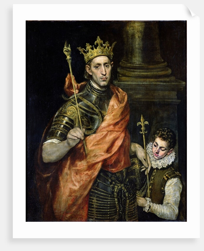 St. Louis and his Page, c.1585-90 by El Greco