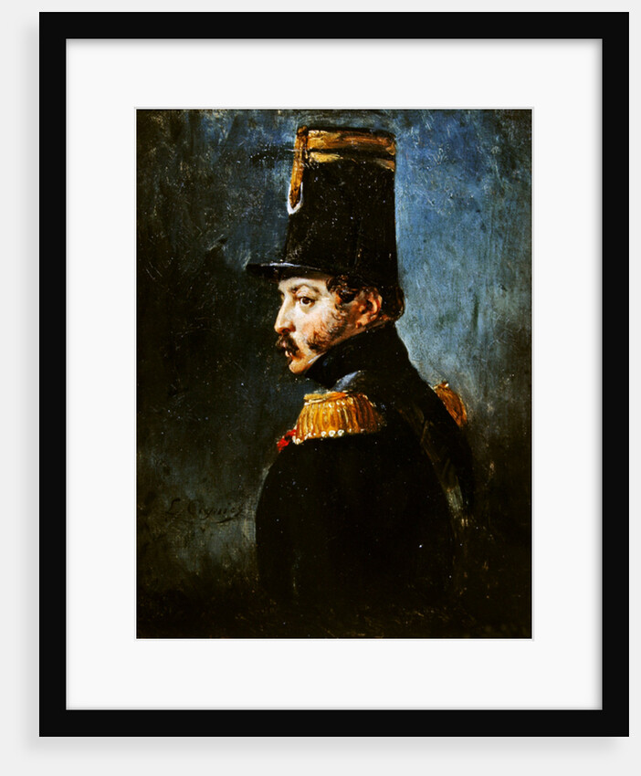 Portrait presumed to be of General Gaston Auguste de Gallifet by Leon Cogniet
