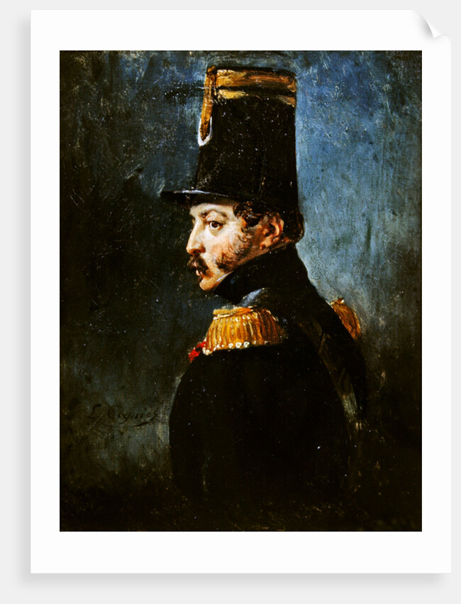 Portrait presumed to be of General Gaston Auguste de Gallifet by Leon Cogniet