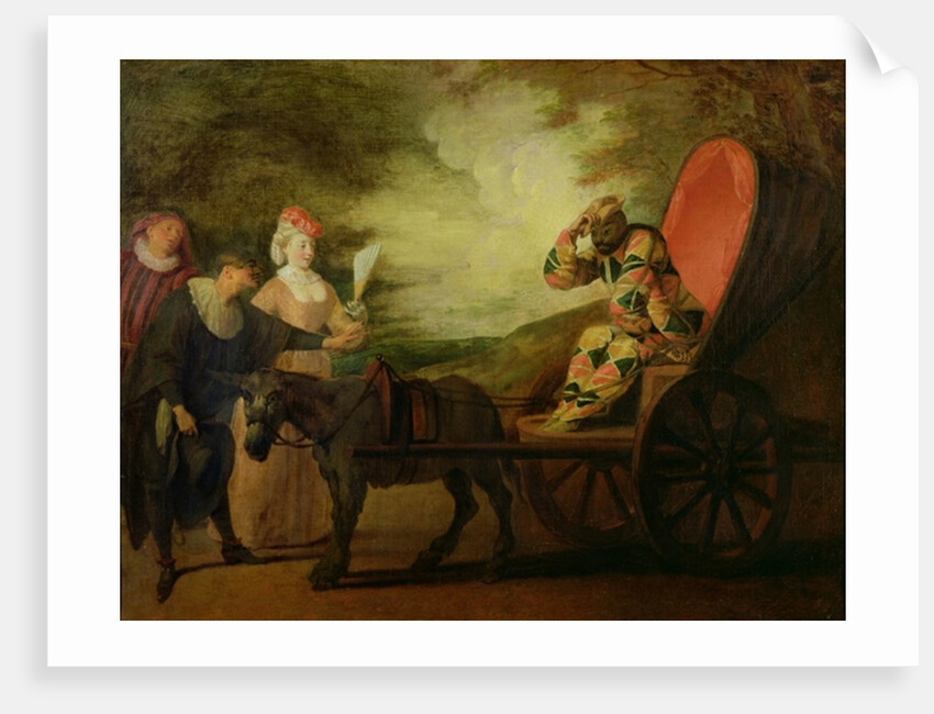 The Harlequin, Emperor of the Moon, c.1712 by Jean Antoine Watteau