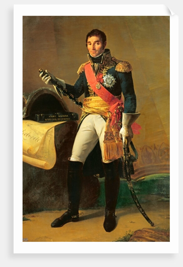 Portrait of Andre Massena, c.1853 by Edme Adolphe Fontaine