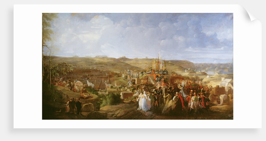 Napoleon at a camp in Boulogne distributing the Cross of the Legion of Honour, 16th August, 1804, 1806 by Philippe Auguste Hennequin