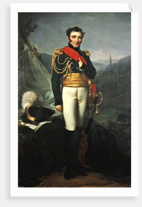 The Count of Suzannet, 1817 by Jean Baptiste Mauzaisse