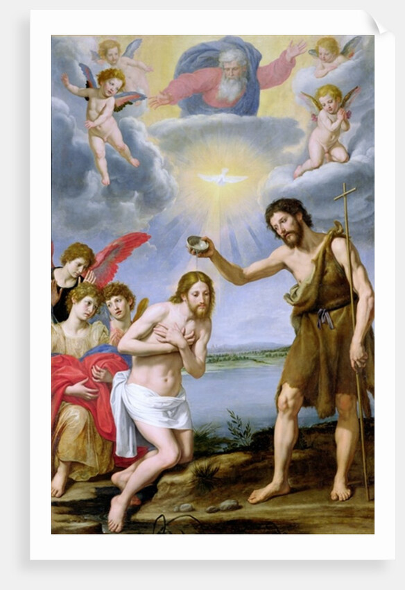 The Baptism of Christ by Ottavio Vannini