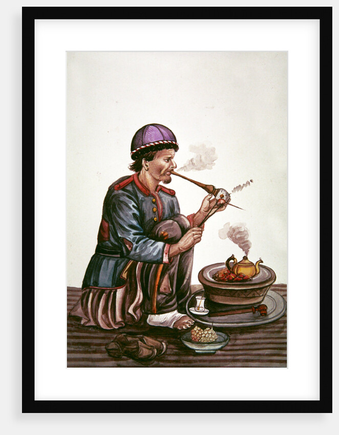 The tea merchant by Persian School