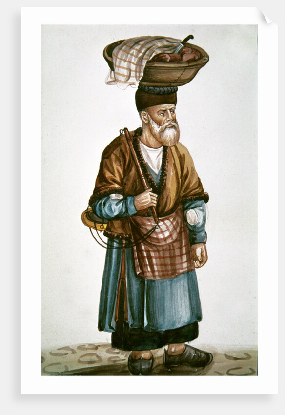 The street vendor by Persian School